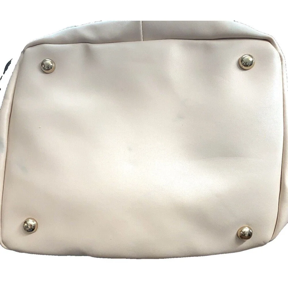 Avon Signature Collection Brown/Beige Large Shoulder Bag Purse Zip Boho Preppy